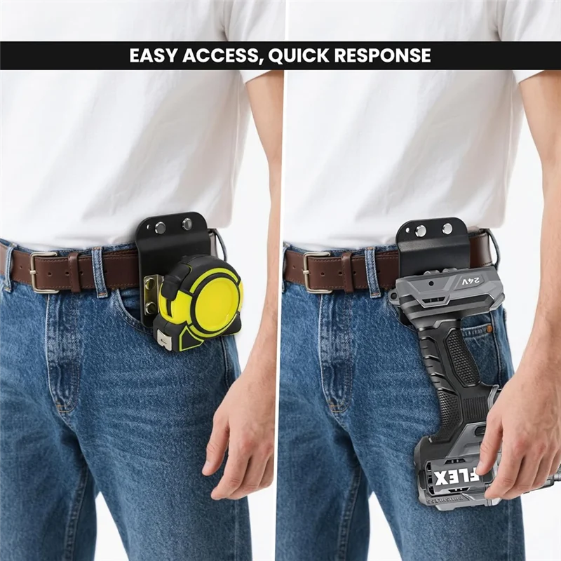 WORTHOWN-металлический зажим для рулетки, 3 шт. держатель для дрели для ремня для инструмента, 2-дюймовый ременный крючок для аккумуляторной дрели, ударная отвертка
WORTHOWN-металлический зажим для рулетки, 3 шт. держатель для дрели для ремня для инструмента, 2-дюймовый ременный крючок для аккумуляторной дрели, ударная отвертка