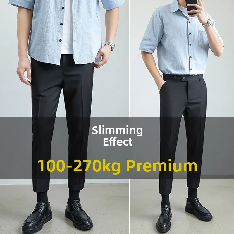 Мужские летние тонкие повседневные брюки Slim Fit с эластичным поясом, молодежные, элегантные, укороченные, базовые цвета
Мужские летние тонкие повседневные брюки Slim Fit с эластичным поясом, молодежные, элегантные, укороченные, базовые цвета