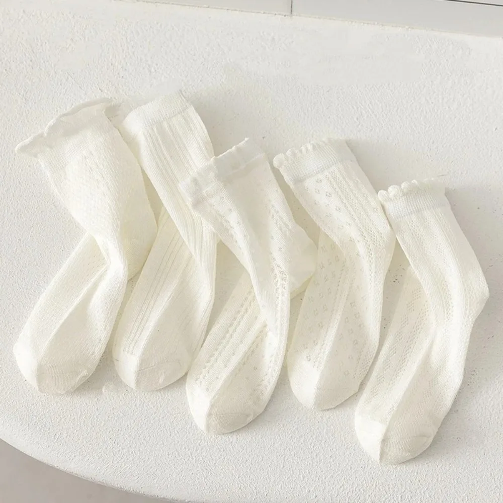 Mesh Design Children Mesh Socks Thin Fabric Lace Trim Girls Princess Lace Socks Ankle Length Breathable Material
Mesh Design Children Mesh Socks Thin Fabric Lace Trim Girls Princess Lace Socks Ankle Length Breathable Material