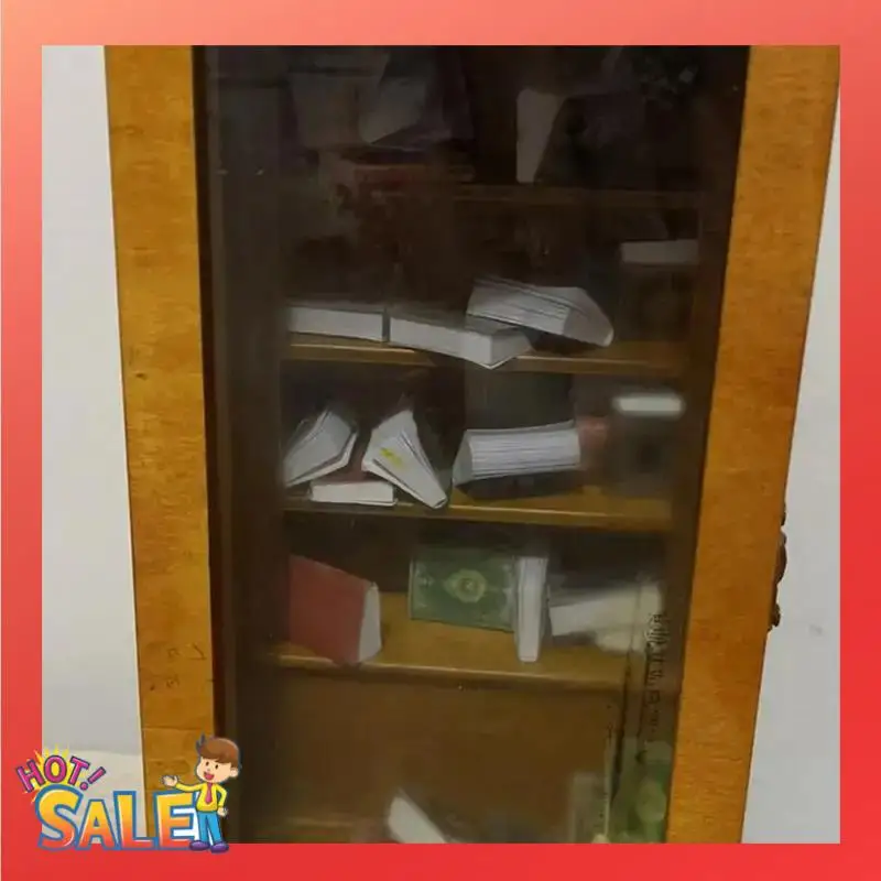 ABCL Miniature Bookshelf Pocket Anxiety Bookshelf Wooden Tiny Book Library Stress Reliever Bookshelf Tabletop With 80 Books Dura
ABCL Miniature Bookshelf Pocket Anxiety Bookshelf Wooden Tiny Book Library Stress Reliever Bookshelf Tabletop With 80 Books Dura