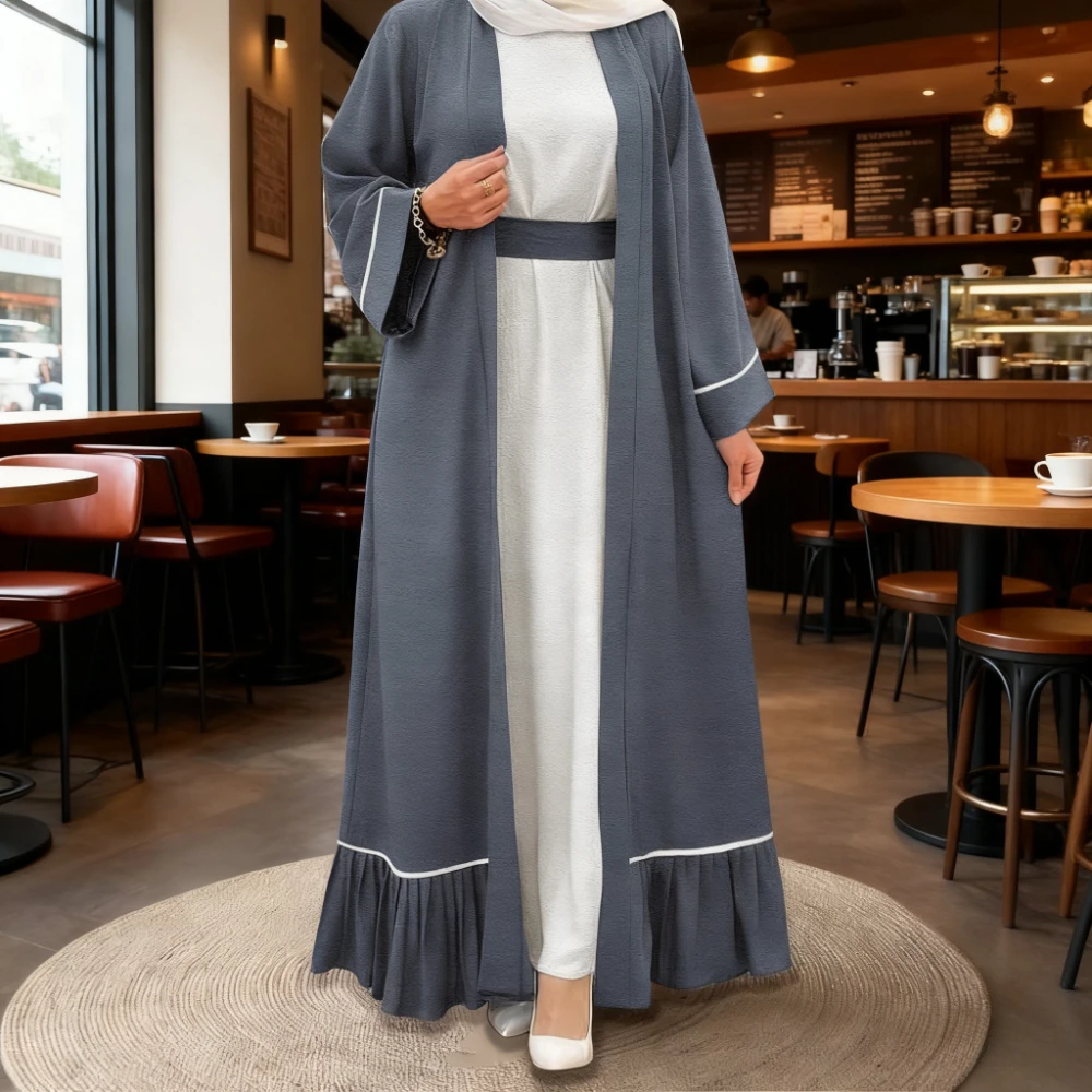 Ид Абая женское платье мусульманский кардиган комплект из 2 предметов вечерние Джалабия Рамадан Vestidos Largos кафтан арабский длинный халат марокко кафтан
Ид Абая женское платье мусульманский кардиган комплект из 2 предметов вечерние Джалабия Рамадан Vestidos Largos кафтан арабский длинный халат марокко кафтан