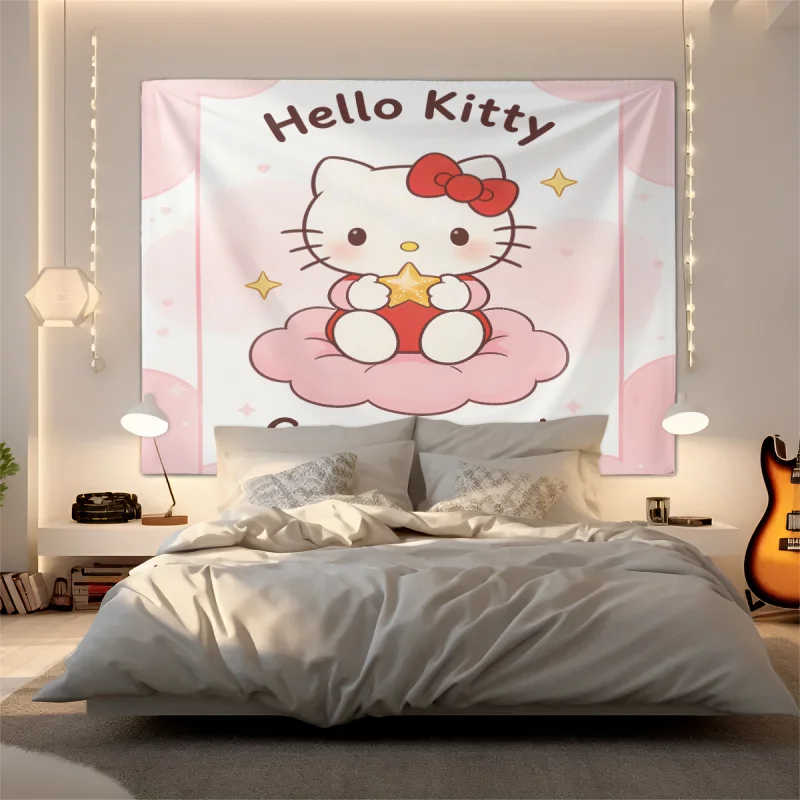 Hello Kitty Pink Cloud Star Tapestry Sanrio Kawaii Fabric Wall Hanging Banner for Bedroom Living Room Dorm Aesthetic Wall Art
Hello Kitty Pink Cloud Star Tapestry Sanrio Kawaii Fabric Wall Hanging Banner for Bedroom Living Room Dorm Aesthetic Wall Art