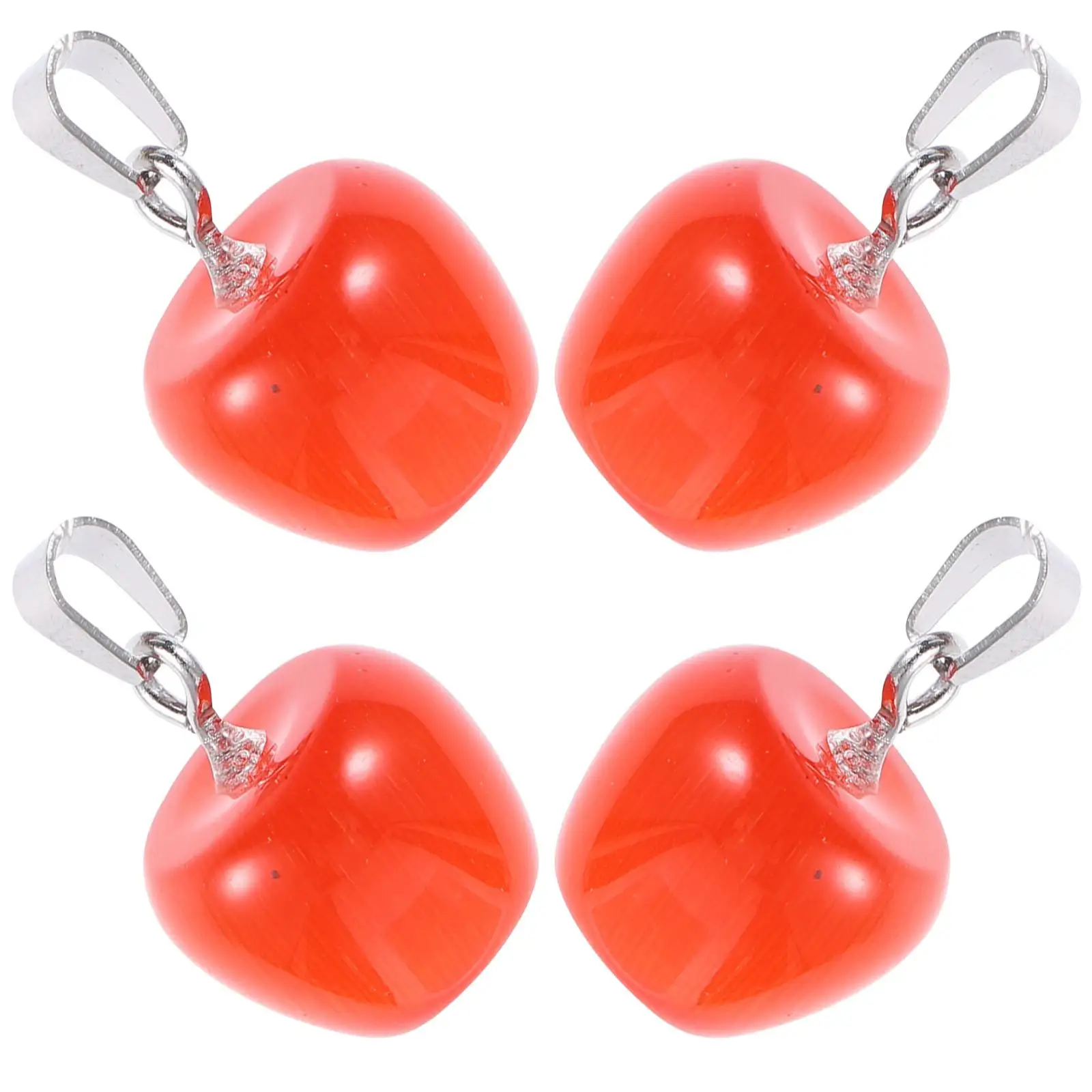 4 Pcs Cat's Eye Stone Pendant Red Apple Charm Bracelets DIY Jewelry Making Supplies Trinkets Creative Accessories Lightweight
4 Pcs Cat's Eye Stone Pendant Red Apple Charm Bracelets DIY Jewelry Making Supplies Trinkets Creative Accessories Lightweight