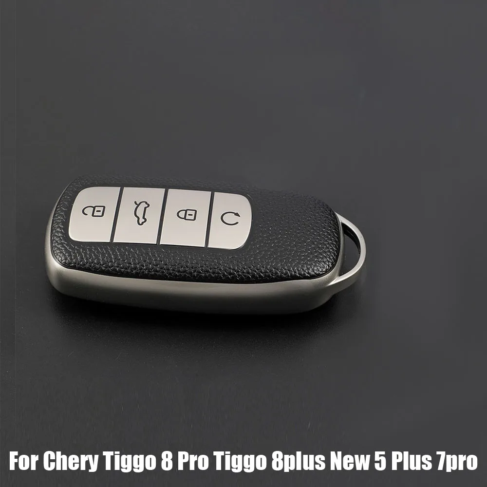 1Pc TPU Leather Shell Bag Keychain Protector Car Smart Key Case Cover for Chery Tiggo 8 Pro Tiggo 8plus New 5 Plus 7pro
1Pc TPU Leather Shell Bag Keychain Protector Car Smart Key Case Cover for Chery Tiggo 8 Pro Tiggo 8plus New 5 Plus 7pro