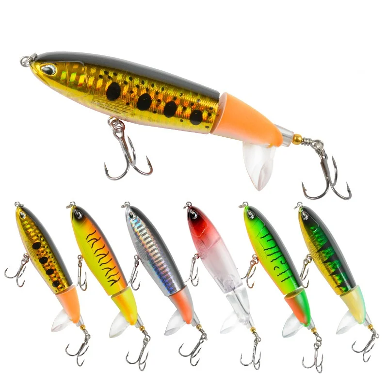 9cm 13g Top Water Popper Fishing Lure Artificial Hard Bait 3D Eyes LuresSoft Rotating Tail Wobblers Fishing Tackle
9cm 13g Top Water Popper Fishing Lure Artificial Hard Bait 3D Eyes LuresSoft Rotating Tail Wobblers Fishing Tackle