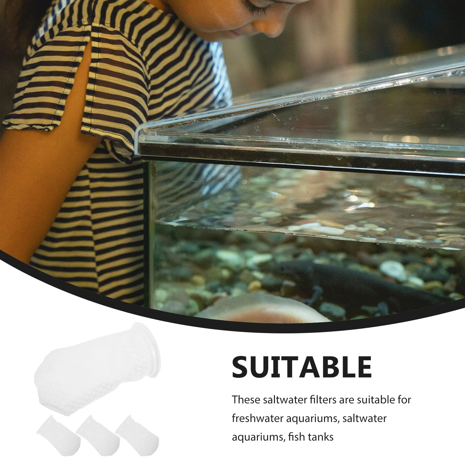 4pcs Filter Sock For Aquarium Fish Tank Pond Saltwater Freshwater High Efficiency Filtration Replacement Bag Tool
4pcs Filter Sock For Aquarium Fish Tank Pond Saltwater Freshwater High Efficiency Filtration Replacement Bag Tool