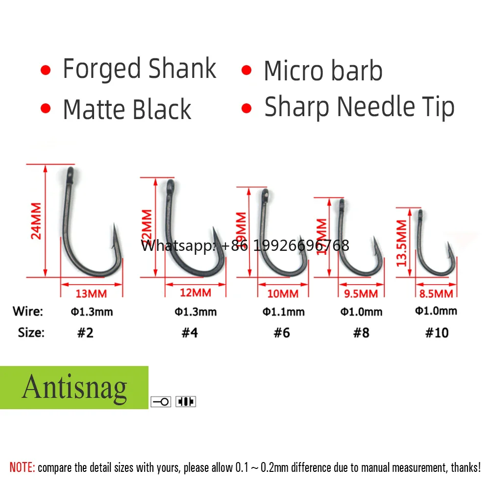 Wholesale Carp Fishing Hooks High Carbon Steel Barbed Fishhook Popup Carp Hook a Coated Curve Hook factory
Wholesale Carp Fishing Hooks High Carbon Steel Barbed Fishhook Popup Carp Hook a Coated Curve Hook factory