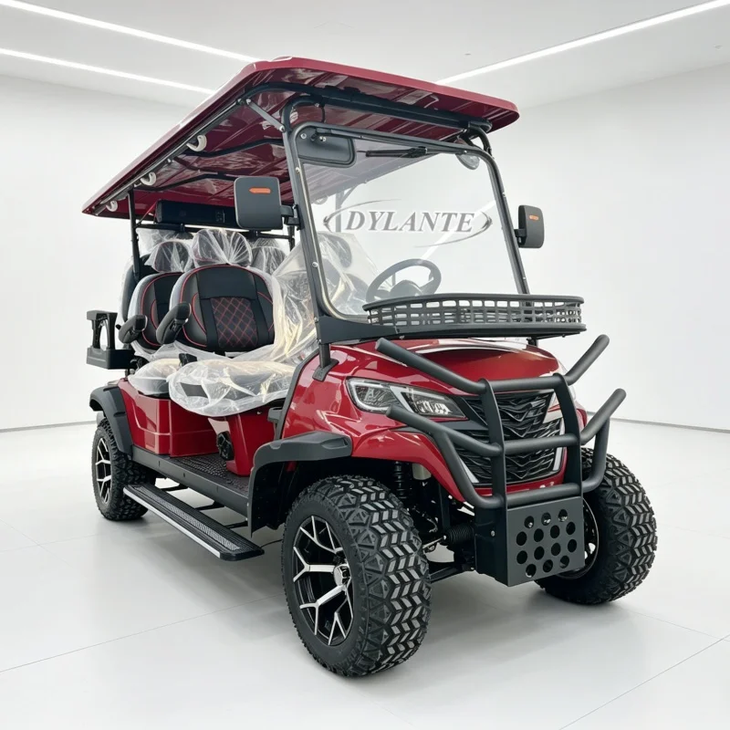 High Performance 4-Seater Golf Cart New and Ready to Ship Custom Red Golf Cart Off Road Golf Cart
High Performance 4-Seater Golf Cart New and Ready to Ship Custom Red Golf Cart Off Road Golf Cart
