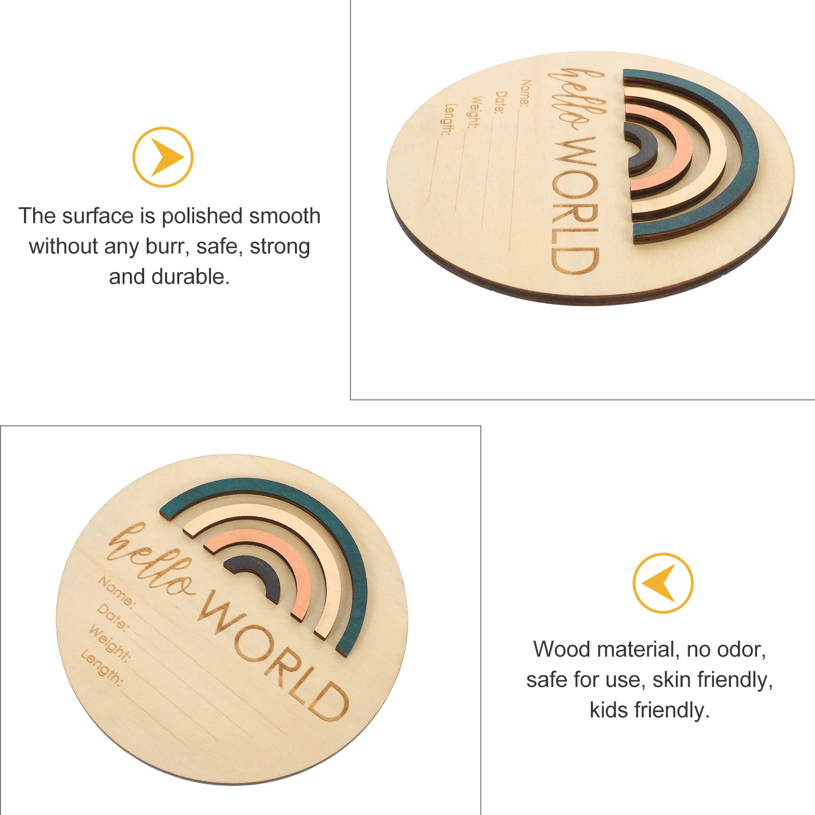 Growth Record Round Card Newborn Milestone Signs Decorative Photo Props Baby Shower Gifts Safe Wooden Material
Growth Record Round Card Newborn Milestone Signs Decorative Photo Props Baby Shower Gifts Safe Wooden Material