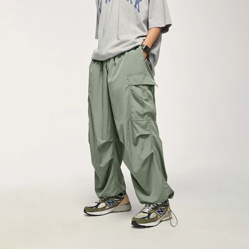 HOUZHOU Baggy Cargo Pants Men Green Parachute Wide Leg Trousers Male Black Oversize Loose Casual Streetwear Hip Hop Waterproof
HOUZHOU Baggy Cargo Pants Men Green Parachute Wide Leg Trousers Male Black Oversize Loose Casual Streetwear Hip Hop Waterproof