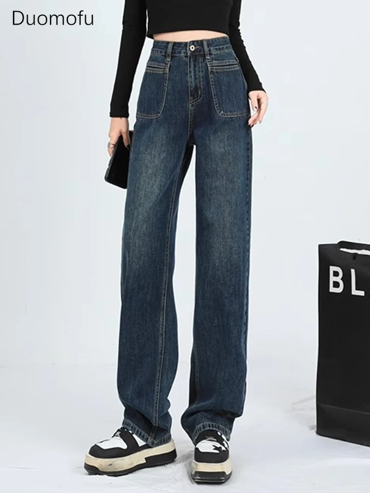 Duomofu Vintage Loose Straight Full Length Casual Female Jean New Street High Waist Slim Fashion Washed Basic XS-2XL Women Jeans
Duomofu Vintage Loose Straight Full Length Casual Female Jean New Street High Waist Slim Fashion Washed Basic XS-2XL Women Jeans
