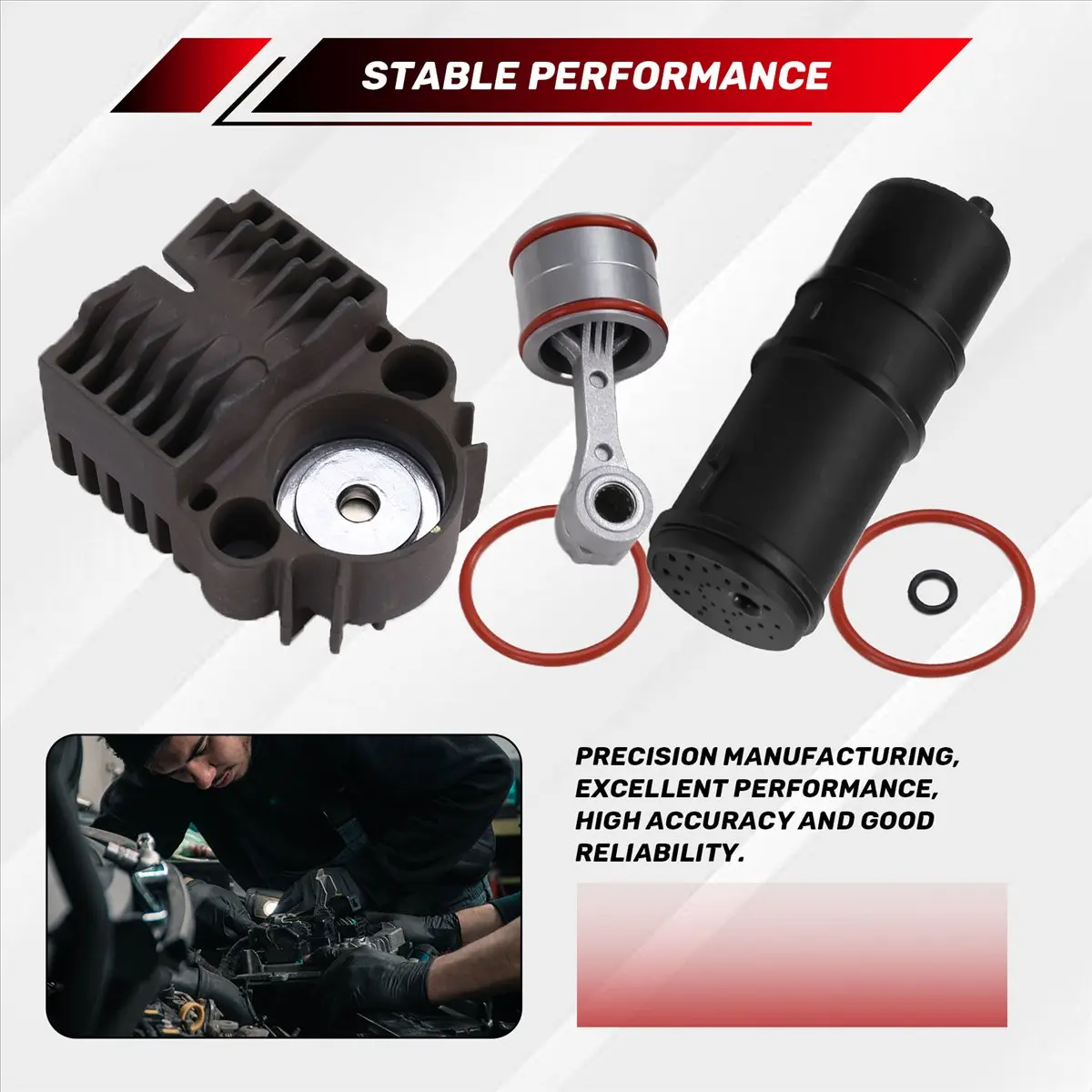 #96V Automotive Parts & Accessories,1set Air Suspension Compressor Repair Kit (ABS+Metal)
#96V Automotive Parts & Accessories,1set Air Suspension Compressor Repair Kit (ABS+Metal)