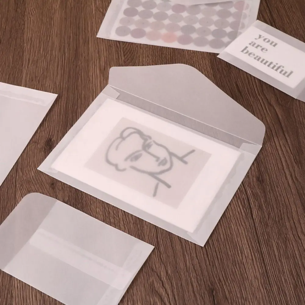 Advanced Matte Transparent Envelope Scrub Photo Card Packing Bag Semi Clear Stationery Blessing Thank Envelope Teachers' Day
Advanced Matte Transparent Envelope Scrub Photo Card Packing Bag Semi Clear Stationery Blessing Thank Envelope Teachers' Day