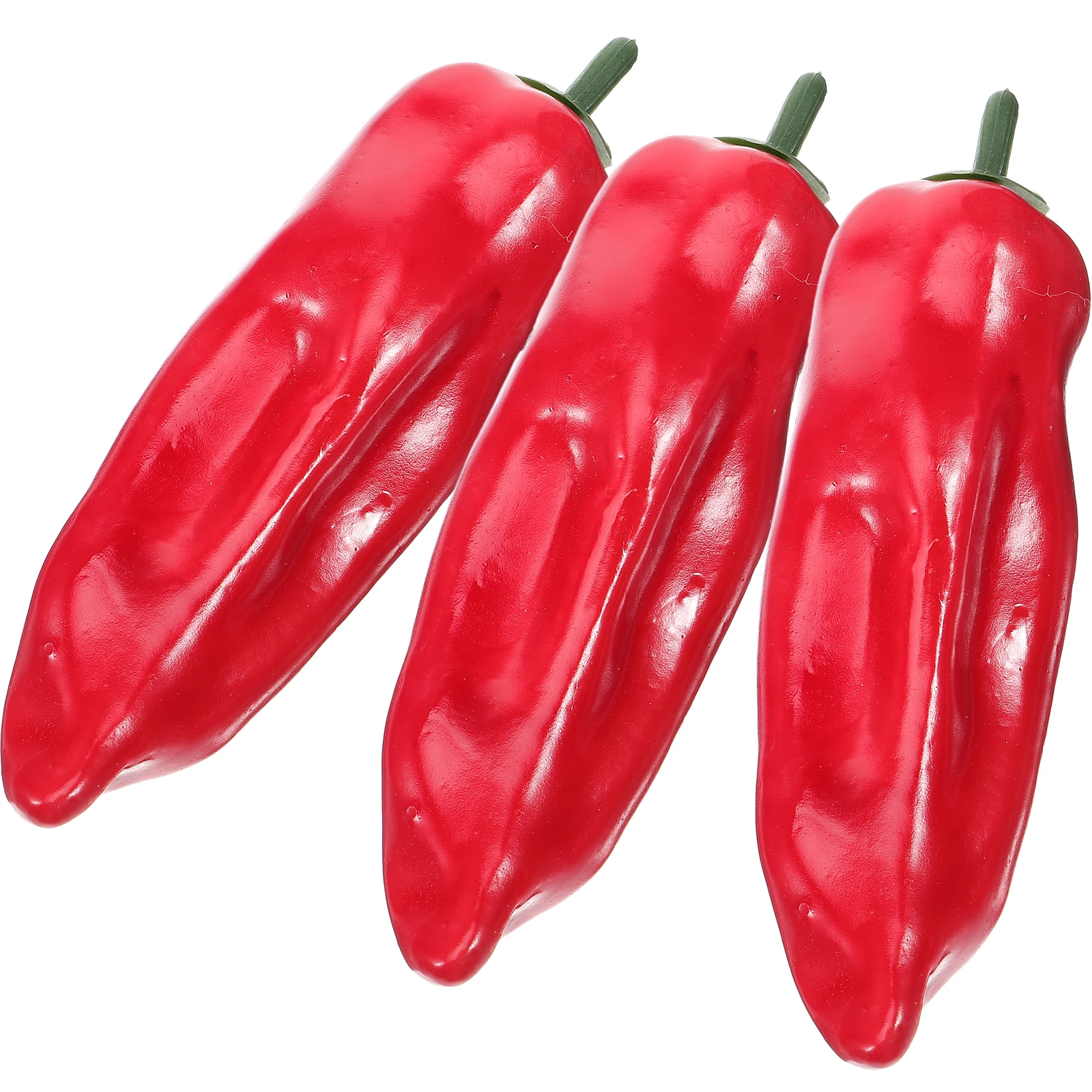 3pcs Lifelike Foam Chili Peppers Fake Pepper Ornament For Home Bakery Restaurant Decor Simulation Food Models Showcase 
3pcs Lifelike Foam Chili Peppers Fake Pepper Ornament For Home Bakery Restaurant Decor Simulation Food Models Showcase