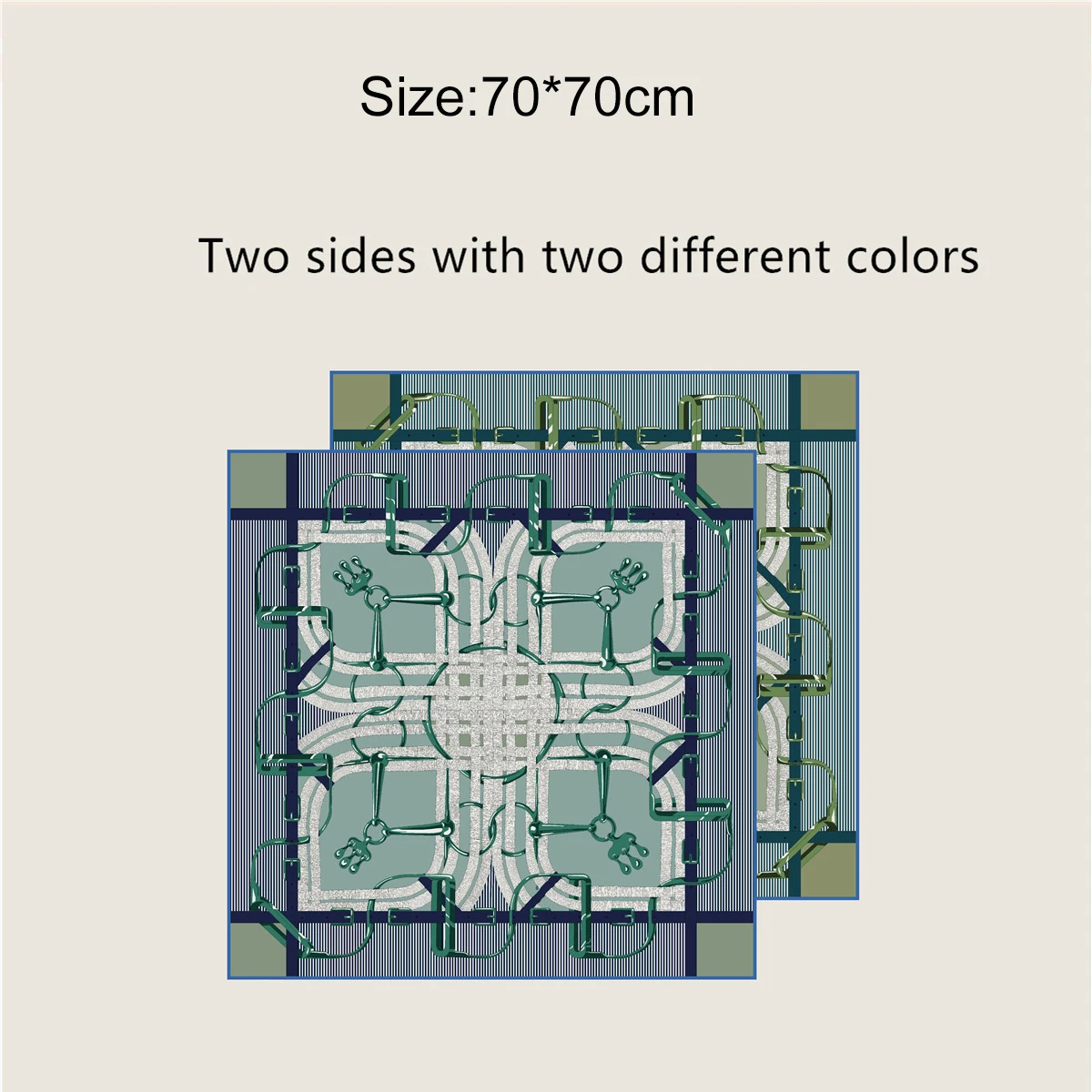 Luxury Double Side Scarf in Silk Twill with Hand-roll 70cm Women Square Bandanas Head Hair Shawls Christmas gifts
Luxury Double Side Scarf in Silk Twill with Hand-roll 70cm Women Square Bandanas Head Hair Shawls Christmas gifts