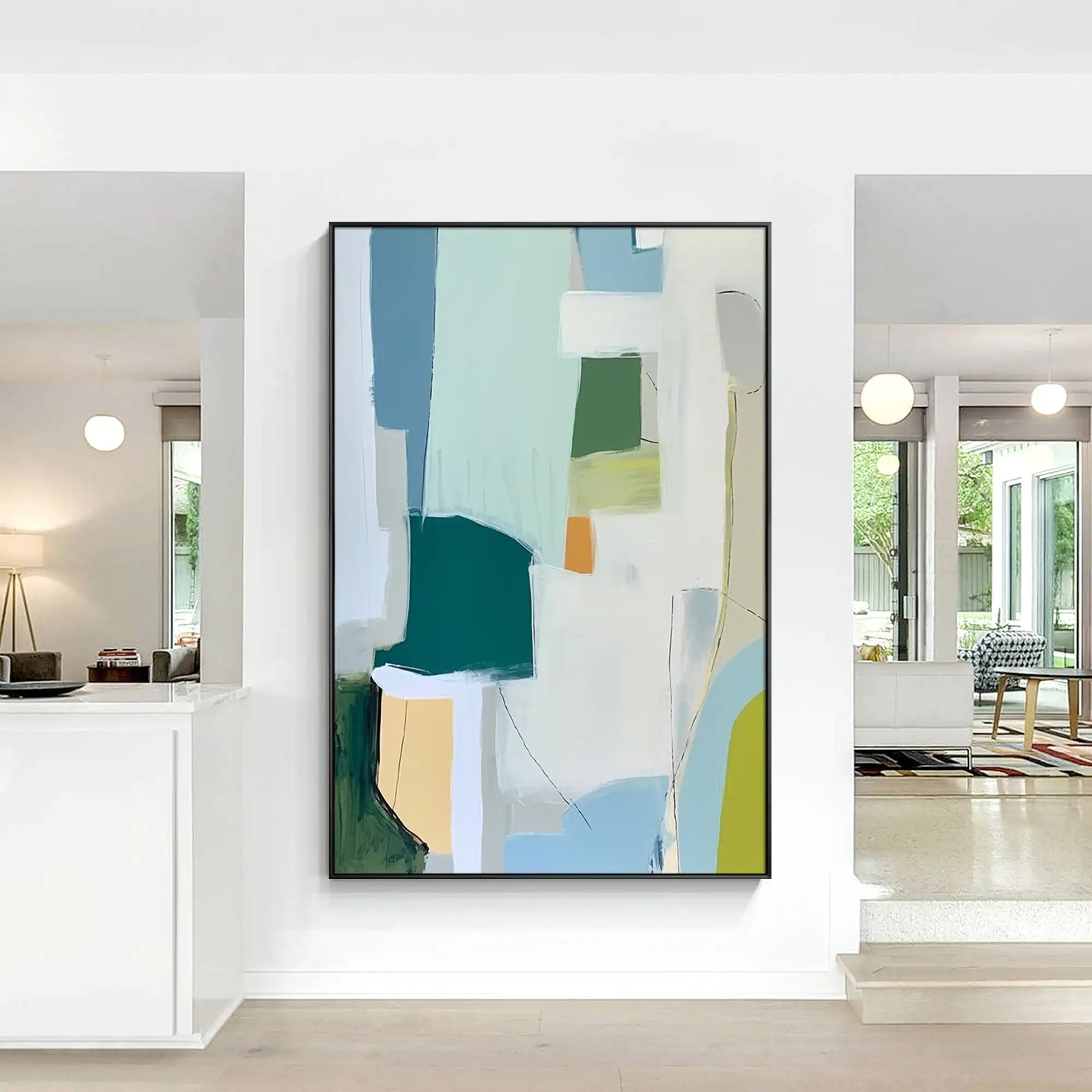 Large Green tone Wall Art Painting Green Abstract Oil painting Green Teal Modern wall art living room Bedroom Kitchen wall Decor
Large Green tone Wall Art Painting Green Abstract Oil painting Green Teal Modern wall art living room Bedroom Kitchen wall Decor