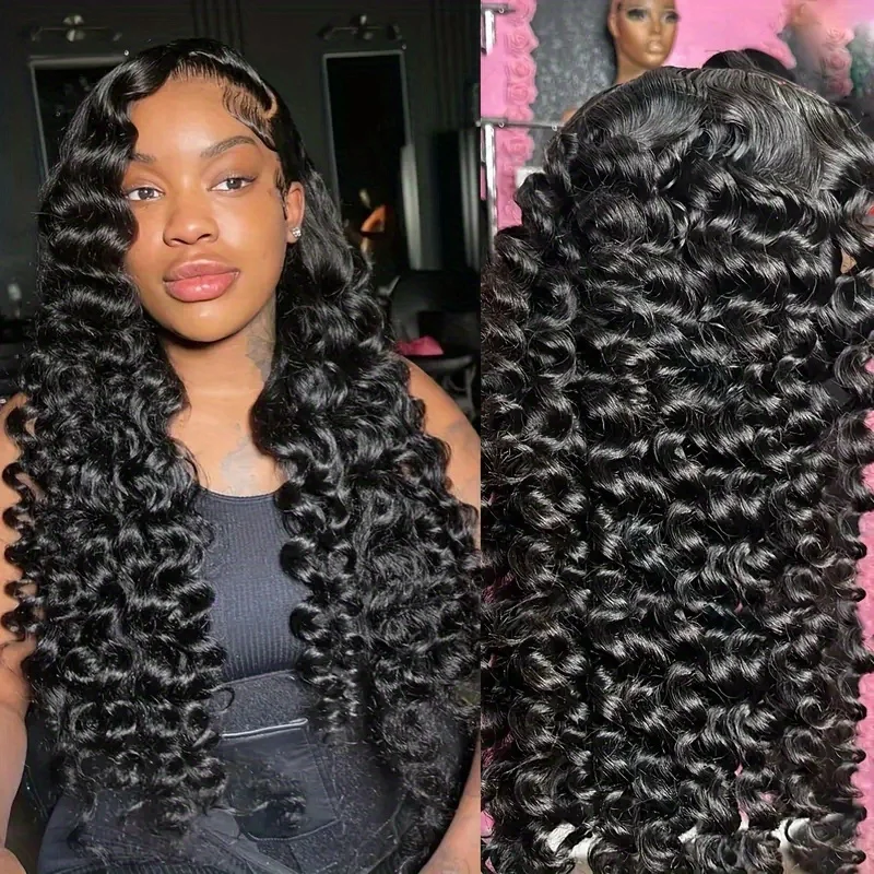 13x6 Loose Deep Wave Wigs HD Lace Front Human Hair Wig For Women 220 Density Brazilian HD Lace Frontal Wig Water Wave Human Hair
13x6 Loose Deep Wave Wigs HD Lace Front Human Hair Wig For Women 220 Density Brazilian HD Lace Frontal Wig Water Wave Human Hair