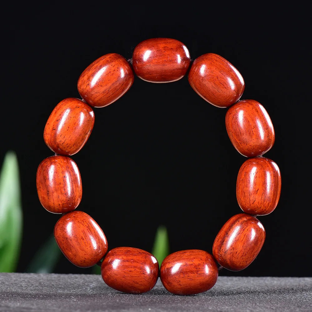 Natural Old Material Lobular Rosewood Date Bead Bracelet for Men Sandalwood Bead Bracelet Buddhist Prayer Beads Gifts
Natural Old Material Lobular Rosewood Date Bead Bracelet for Men Sandalwood Bead Bracelet Buddhist Prayer Beads Gifts