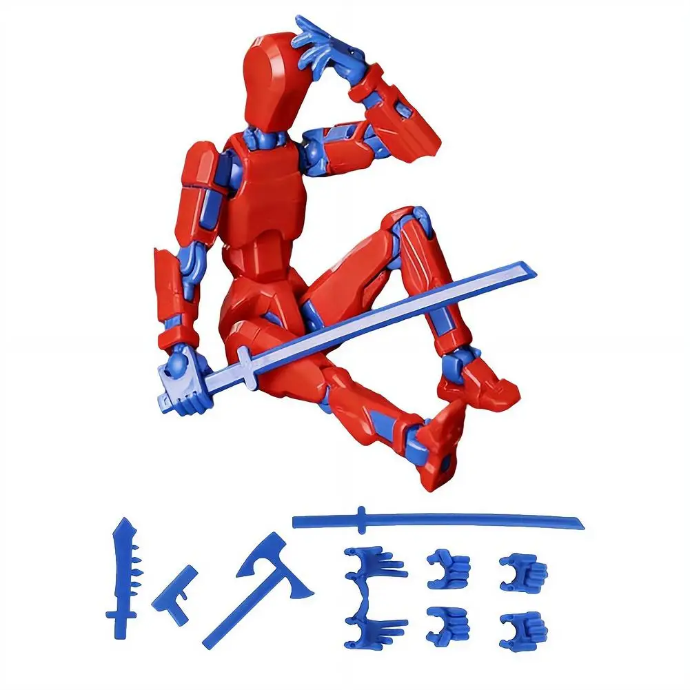 Multi-Jointed Movable Action Figure, 3D Fully Articulated Dummy Model, DIY Assembly Building Block Toy with Accessories
Multi-Jointed Movable Action Figure, 3D Fully Articulated Dummy Model, DIY Assembly Building Block Toy with Accessories