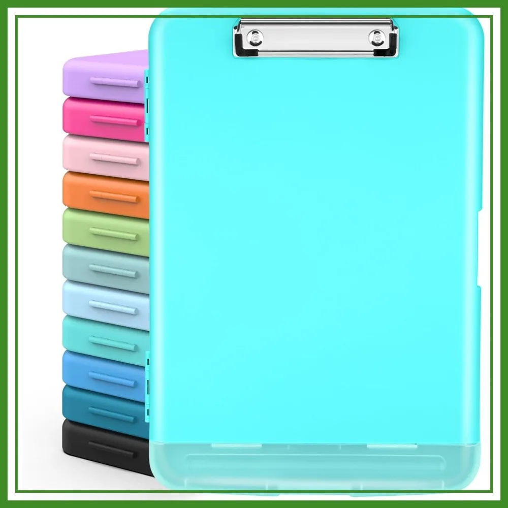 Clipboards with Storage, High Capacity Clip Board 8.5x11, Heavy Duty Nursing Folder, Plastic Pen Holder for Work School Office
Clipboards with Storage, High Capacity Clip Board 8.5x11, Heavy Duty Nursing Folder, Plastic Pen Holder for Work School Office