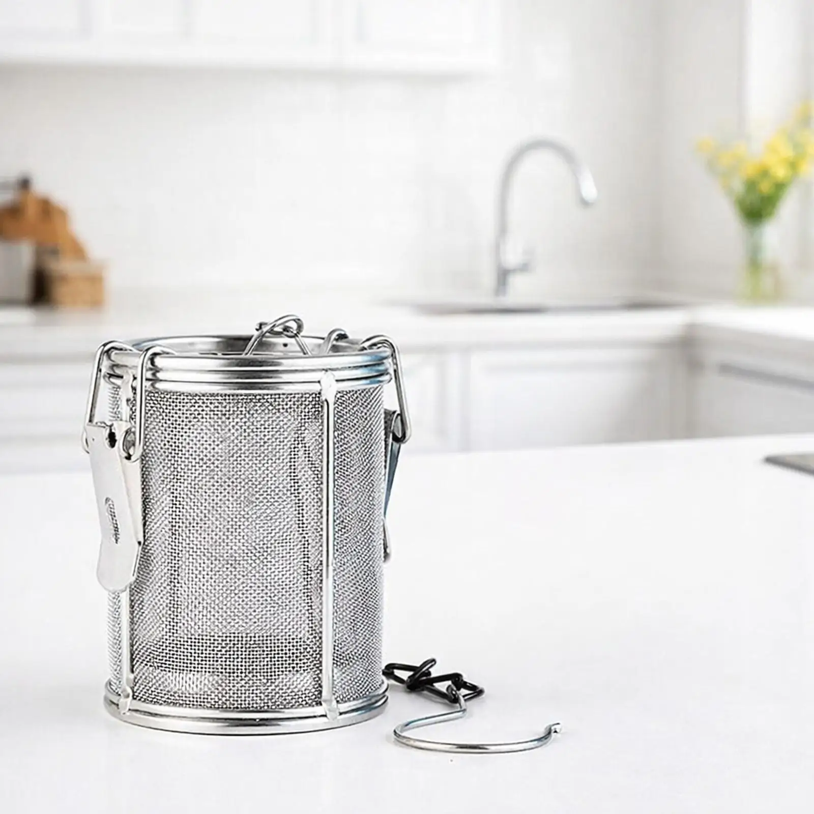 Mesh Tea Ball Infuser Tea Spice Infuser Filter Fine Mesh Soup Strainer for Cooking
Mesh Tea Ball Infuser Tea Spice Infuser Filter Fine Mesh Soup Strainer for Cooking