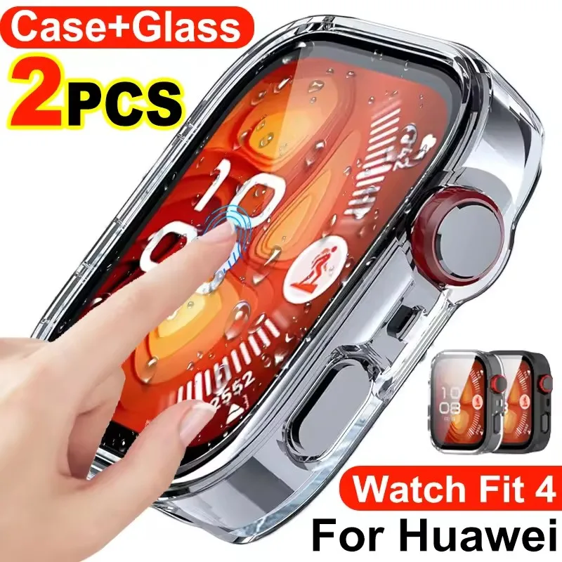 Жесткий чехол и стекло для ПК для Huawei Watch Fit 4, полный защитный чехол, защитная пленка из закаленного стекла для Fit4, корпус с защитой от царапин
Жесткий чехол и стекло для ПК для Huawei Watch Fit 4, полный защитный чехол, защитная пленка из закаленного стекла для Fit4, корпус с защитой от царапин