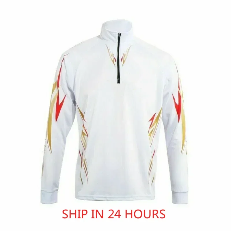 Quick Drying Sun Protection Fishing Shirts Hot Selling Men's Fishing Jerseys Anti-UV Fishing Clothing With Zipper
Quick Drying Sun Protection Fishing Shirts Hot Selling Men's Fishing Jerseys Anti-UV Fishing Clothing With Zipper