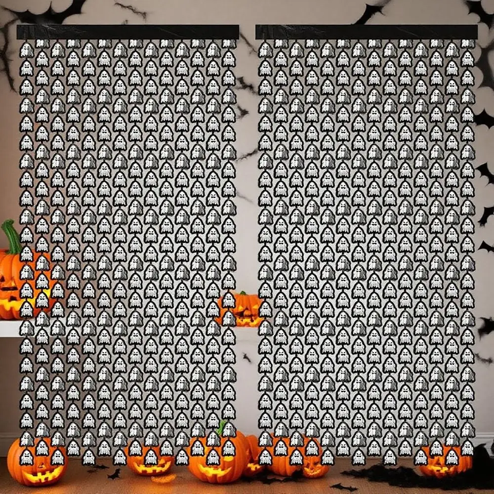 2Pcs 1X2M Halloween Ghost Rain Curtains Sparkling Spooky Scary Background Wall Tassel Creativity Cuttable
2Pcs 1X2M Halloween Ghost Rain Curtains Sparkling Spooky Scary Background Wall Tassel Creativity Cuttable