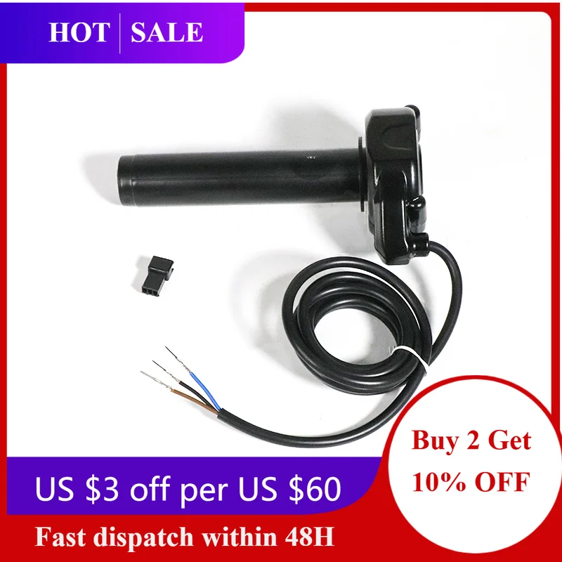 Electric Motorcycle E-bike 3PIN Throttle Turn Grip Handlebar Accelerated Handle Throttle SM-3A/3Y Connector for Motocross Parts
Electric Motorcycle E-bike 3PIN Throttle Turn Grip Handlebar Accelerated Handle Throttle SM-3A/3Y Connector for Motocross Parts
