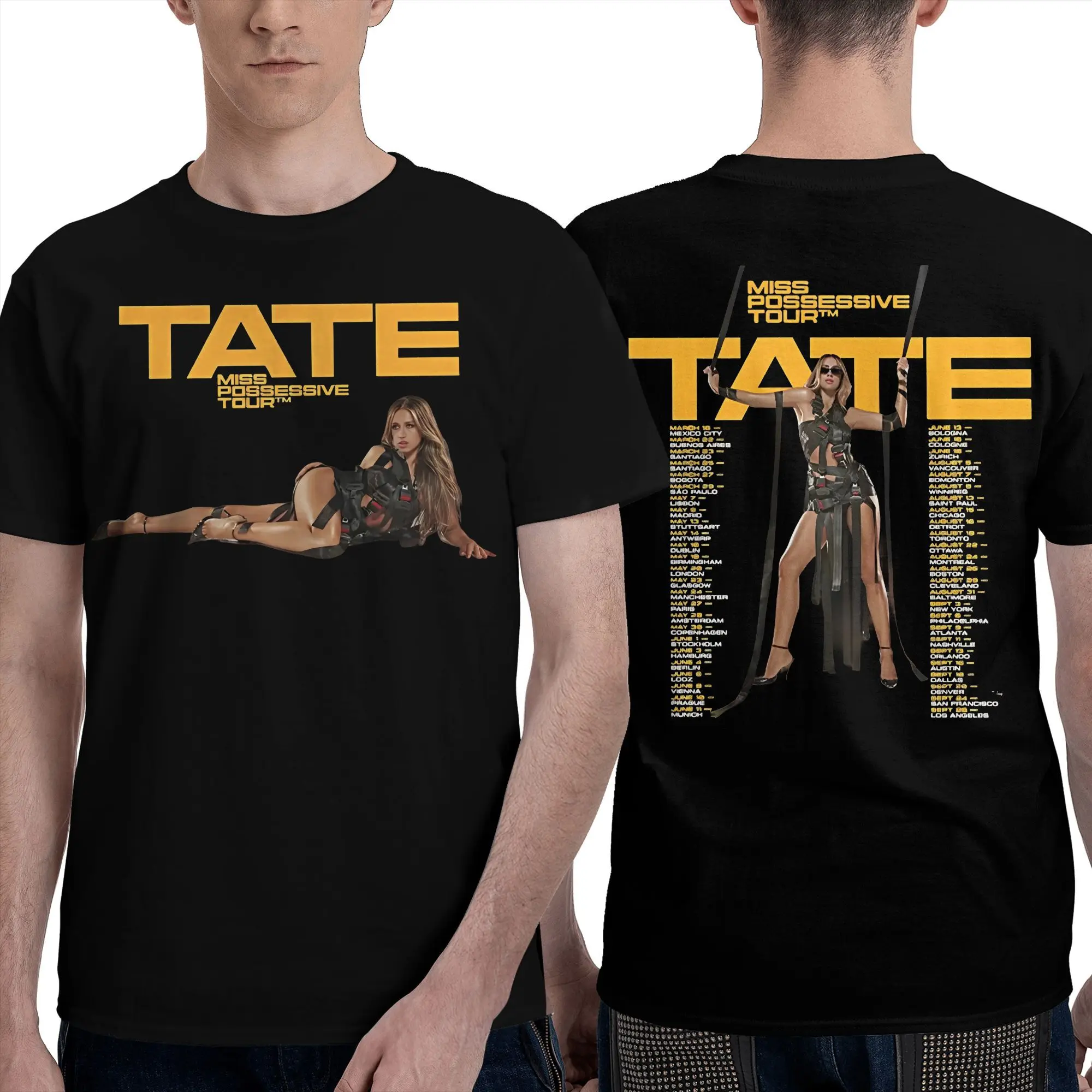 Miss Possessive Tour Tate McRae Tee Shirt for Men Women New Arrival T Shirts Singer Cotton Clothes 
Miss Possessive Tour Tate McRae Tee Shirt for Men Women New Arrival T Shirts Singer Cotton Clothes
