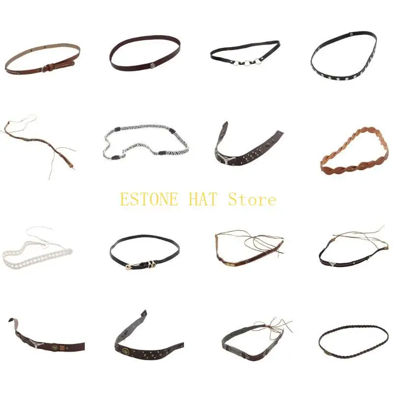49MF Straw Hat Bands Cowboy Hat Bands Hat Belts For Fedora Hat Leather Hat Bands
49MF Straw Hat Bands Cowboy Hat Bands Hat Belts For Fedora Hat Leather Hat Bands