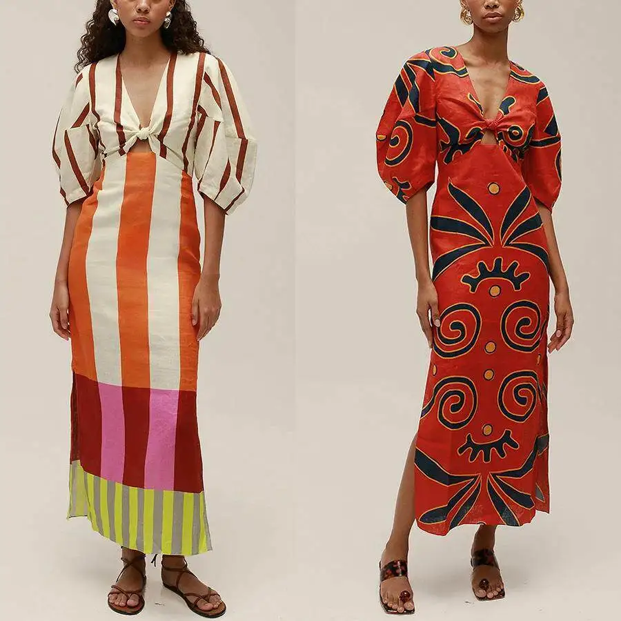 Casual Vacation Linen Dress Printed Loose Fit Autumn Season Chinese Brand Unbranded Five Sleeve Length G417 Model Cross Border
Casual Vacation Linen Dress Printed Loose Fit Autumn Season Chinese Brand Unbranded Five Sleeve Length G417 Model Cross Border