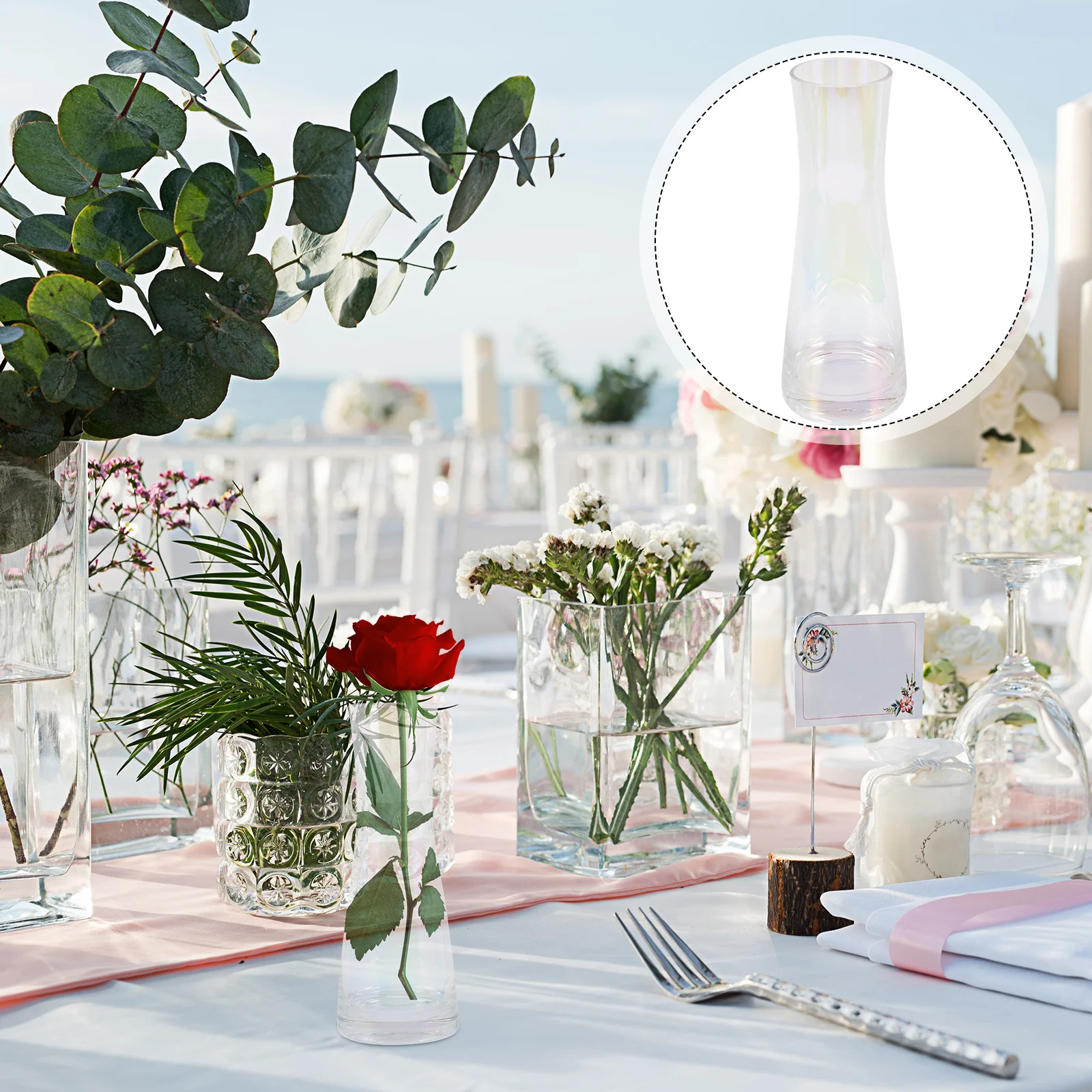 Glass Vase Tall Clear Glass Bottle Electroplating Transparent Colorful Design Decorative Flower Vase Centerpiece Home Decoration
Glass Vase Tall Clear Glass Bottle Electroplating Transparent Colorful Design Decorative Flower Vase Centerpiece Home Decoration