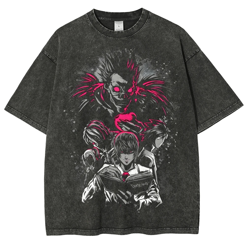 Футболка с принтом Берсерка, мужская и женская стираная винтажная уличная одежда больших размеров в стиле Харадзюку, летняя футболка с короткими рукавами, хлопковые топы 
Футболка с принтом Берсерка, мужская и женская стираная винтажная уличная одежда больших размеров в стиле Харадзюку, летняя футболка с короткими рукавами, хлопковые топы