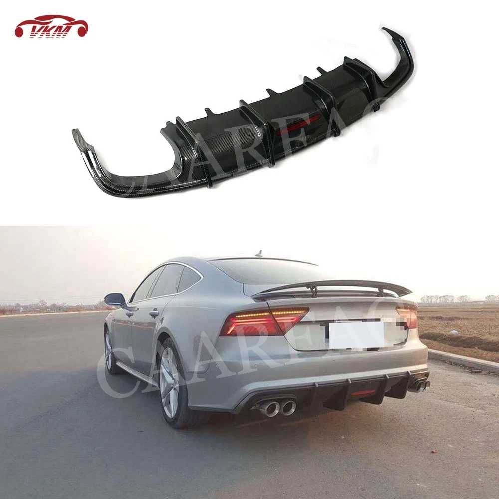 Carbon fiber Rear Lip Spoiler FRP Bumper Cover Diffuser For Audi A7 S7 Sport 2016-2018 K Style Fins Shark Skid Plate Car Guard
Carbon fiber Rear Lip Spoiler FRP Bumper Cover Diffuser For Audi A7 S7 Sport 2016-2018 K Style Fins Shark Skid Plate Car Guard