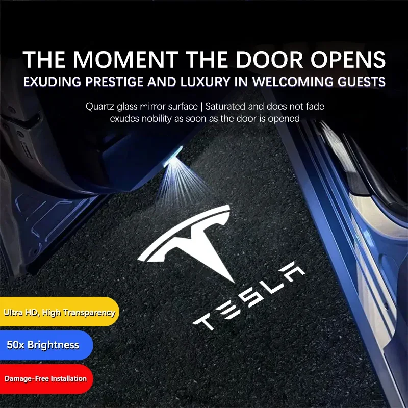 LED Car Logo Projector Ghost Shadow Welcome Door Light For Tesla Model 3/S Model Y/X Decoration Accessories
LED Car Logo Projector Ghost Shadow Welcome Door Light For Tesla Model 3/S Model Y/X Decoration Accessories