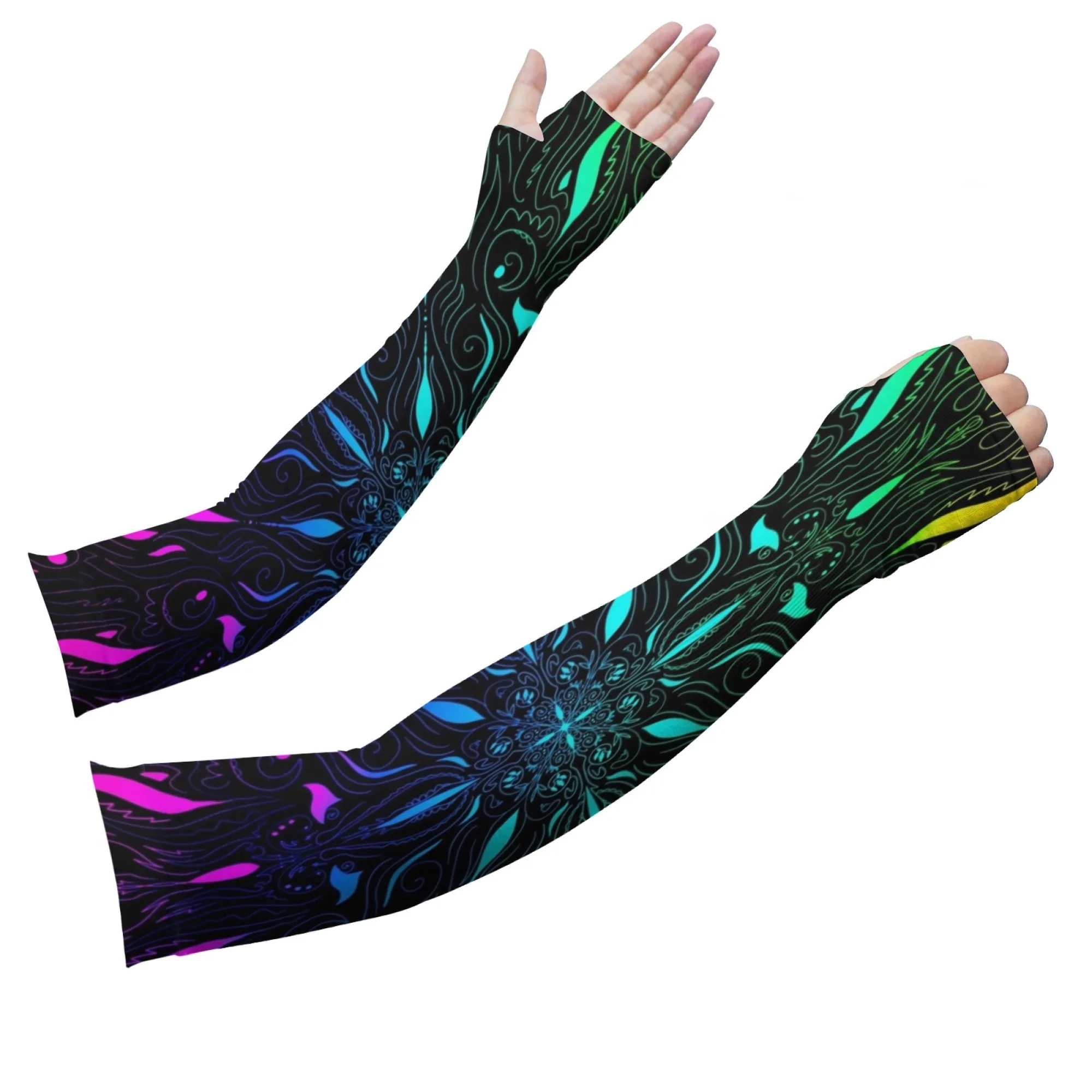 Colorful Harajuku-style Swirling Print Arm Sleeves Comfortable Lightweight Sleeves Outdoor Cycling Running Gardening Sleeves
Colorful Harajuku-style Swirling Print Arm Sleeves Comfortable Lightweight Sleeves Outdoor Cycling Running Gardening Sleeves