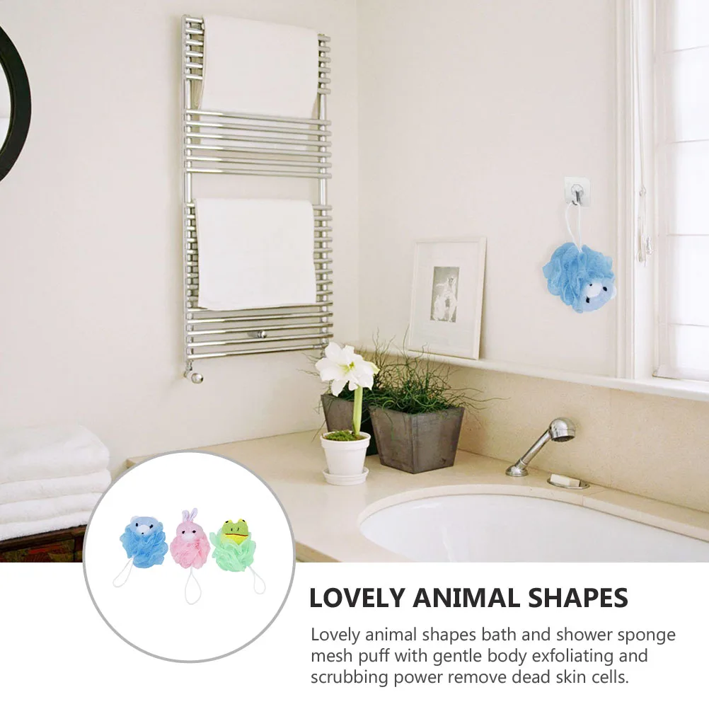 3Pcs Cartoon Bath Mesh Sponge Travel Scrubber for Body Children Puff Ball Lovely Baby Bath Time Fun Animal Decor Exfoliating
3Pcs Cartoon Bath Mesh Sponge Travel Scrubber for Body Children Puff Ball Lovely Baby Bath Time Fun Animal Decor Exfoliating