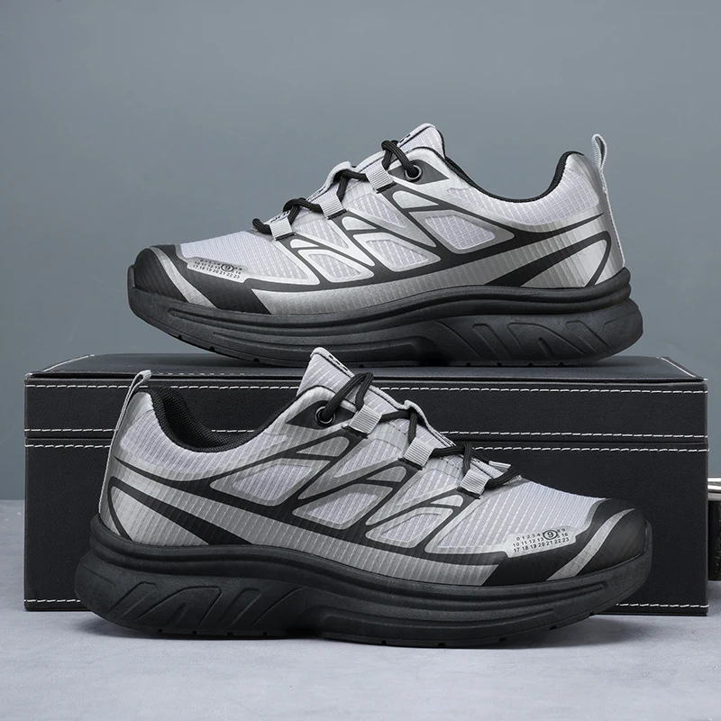 Men's breathable mesh casual sports shoes, outdoor low cut thick soled hiking anti slip shoes
Men's breathable mesh casual sports shoes, outdoor low cut thick soled hiking anti slip shoes