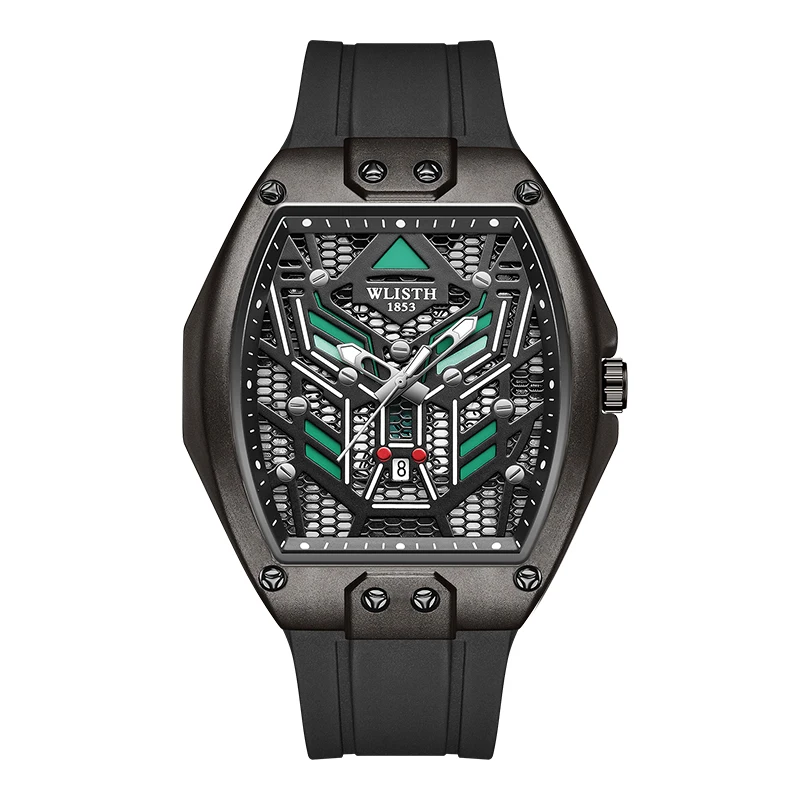 Cool Barrel Three Dimensional Scale Date Men’s Quartz Watch Waterproof Silicone Band Alloy Case Pointer Timepiece
Cool Barrel Three Dimensional Scale Date Men’s Quartz Watch Waterproof Silicone Band Alloy Case Pointer Timepiece