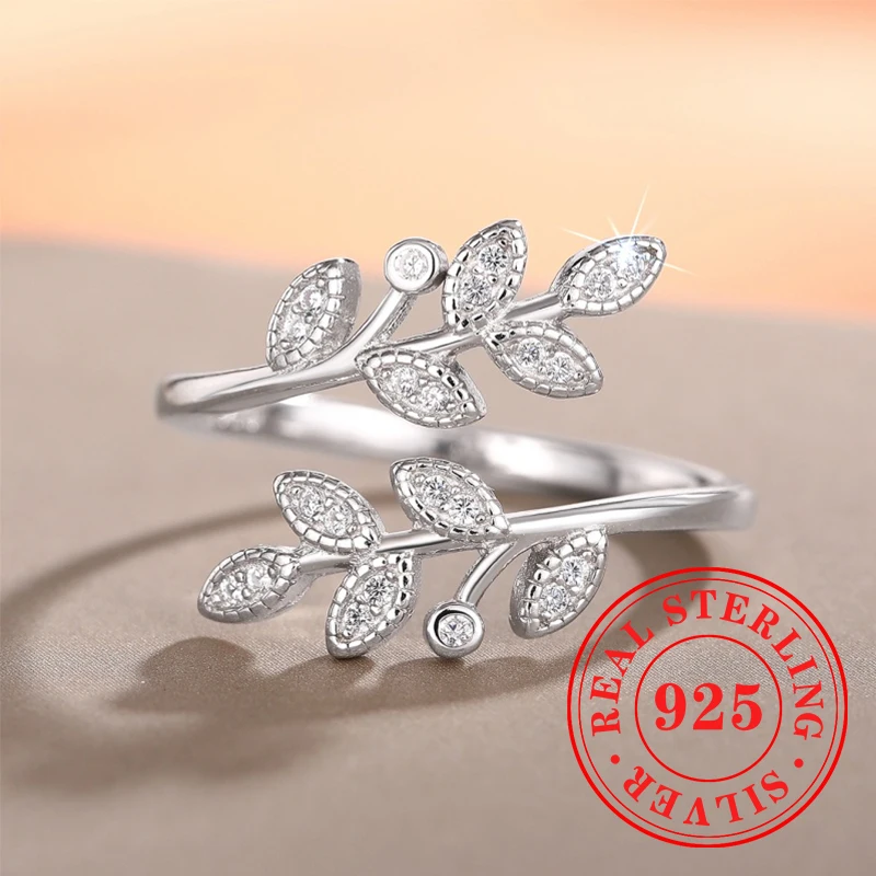 Huitan Leaf Shaped 925 Sterling Silver Rings for Women Delicate Brilliant CZ Accessories Delicate Wedding Engagement Jewelry Hot
Huitan Leaf Shaped 925 Sterling Silver Rings for Women Delicate Brilliant CZ Accessories Delicate Wedding Engagement Jewelry Hot