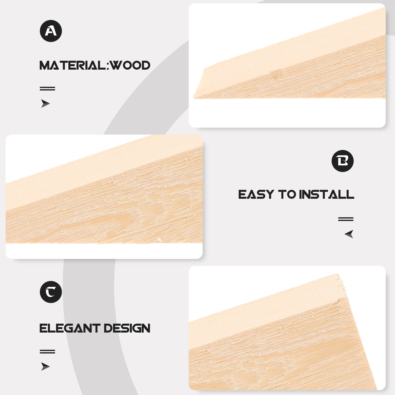 5pcs Wooden Wedge Sturdy Furniture Levelers Shims Table Chair Legs Leveling Fix Wobbling Wood Spacers Floor Tool Blocks
5pcs Wooden Wedge Sturdy Furniture Levelers Shims Table Chair Legs Leveling Fix Wobbling Wood Spacers Floor Tool Blocks