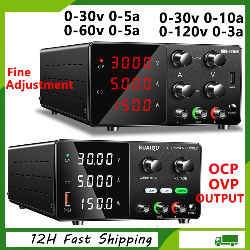 Bench Lab DC Power Supply 0-30v 0-10a Powerbank Bench Source Switching Adjustable Power Supply 60V 5A 120V 3A 12h Fast Shipping
Bench Lab DC Power Supply 0-30v 0-10a Powerbank Bench Source Switching Adjustable Power Supply 60V 5A 120V 3A 12h Fast Shipping