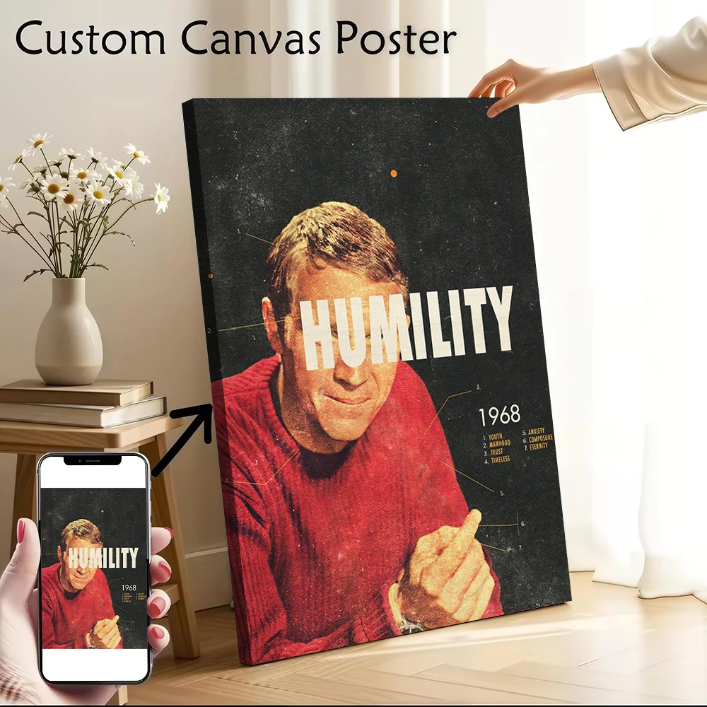 Humility 1968 Canvas Poster Pictures Wall Art Canvas Painting for Fans Decor Living Room Decorating Interior Luxury Decoration
Humility 1968 Canvas Poster Pictures Wall Art Canvas Painting for Fans Decor Living Room Decorating Interior Luxury Decoration