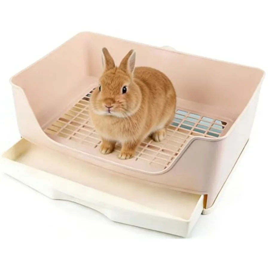 Rabbit Litter Box, Bunny Supplies, Large Pet Litter Pan Trainer with Drawer Corner for Rats Hamsters Ferret Bunny Guinea Pigs C
Rabbit Litter Box, Bunny Supplies, Large Pet Litter Pan Trainer with Drawer Corner for Rats Hamsters Ferret Bunny Guinea Pigs C