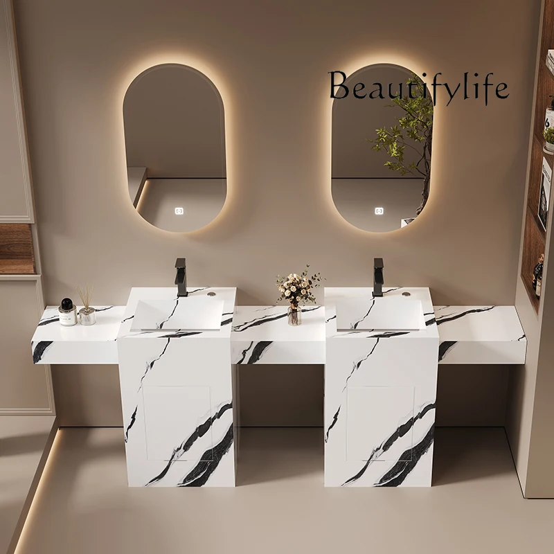 Slate column basin washbasin integrated floor type marble column type washbasin balcony outdoor
Slate column basin washbasin integrated floor type marble column type washbasin balcony outdoor
