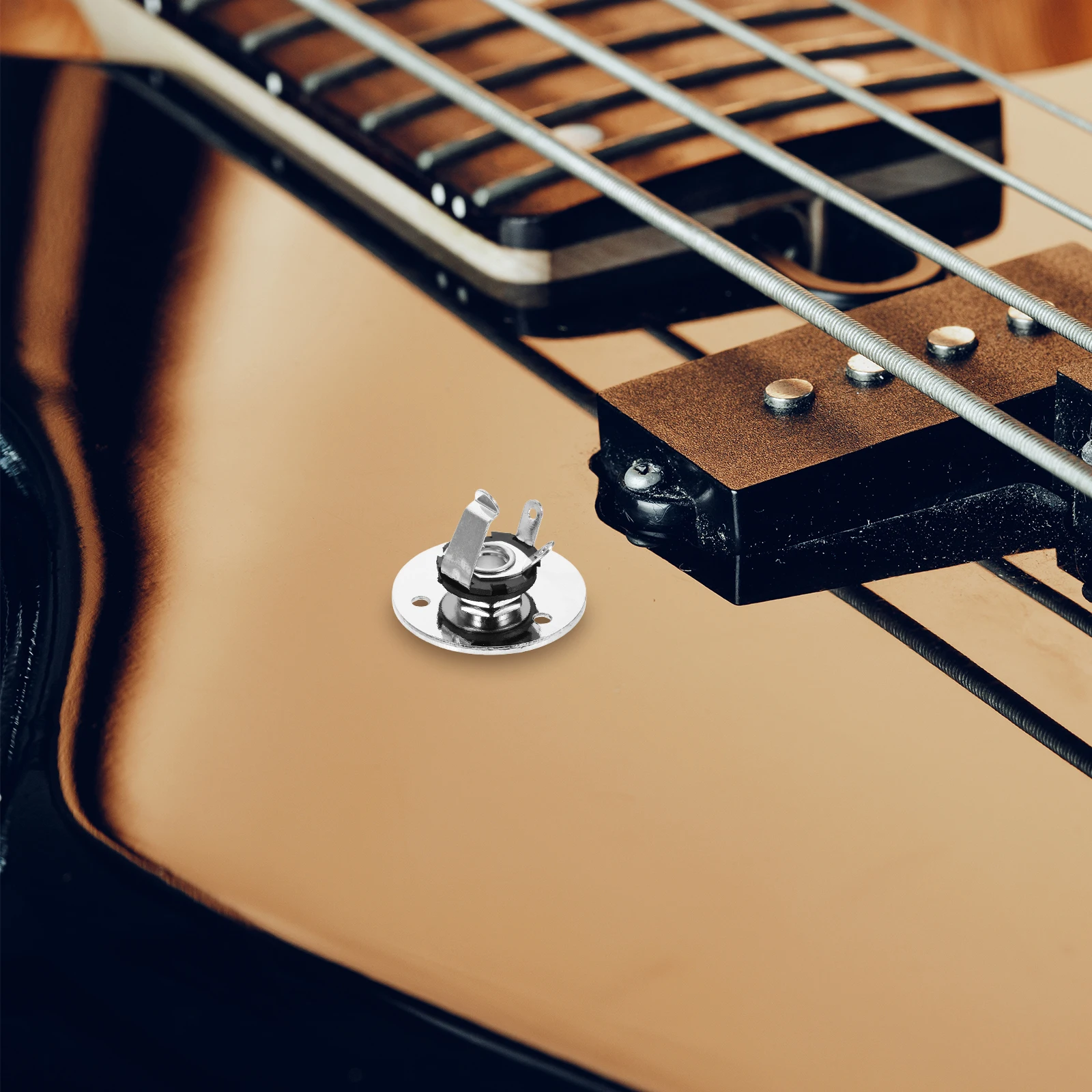 Chrome Jack Guitar Screws Headplates Electric Adapter Plug Key Holder Installation
Chrome Jack Guitar Screws Headplates Electric Adapter Plug Key Holder Installation
