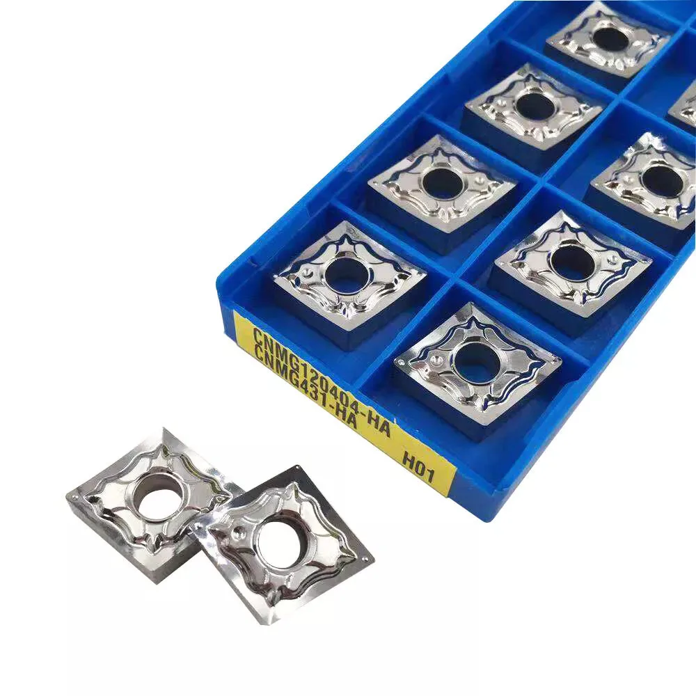 10PCS CNMG431-HA CNMG120404-HA H01 CNC Hard Alloy Blades Good Wear Resistance Turning Inserts For Aluminum Alloy Finishing
10PCS CNMG431-HA CNMG120404-HA H01 CNC Hard Alloy Blades Good Wear Resistance Turning Inserts For Aluminum Alloy Finishing