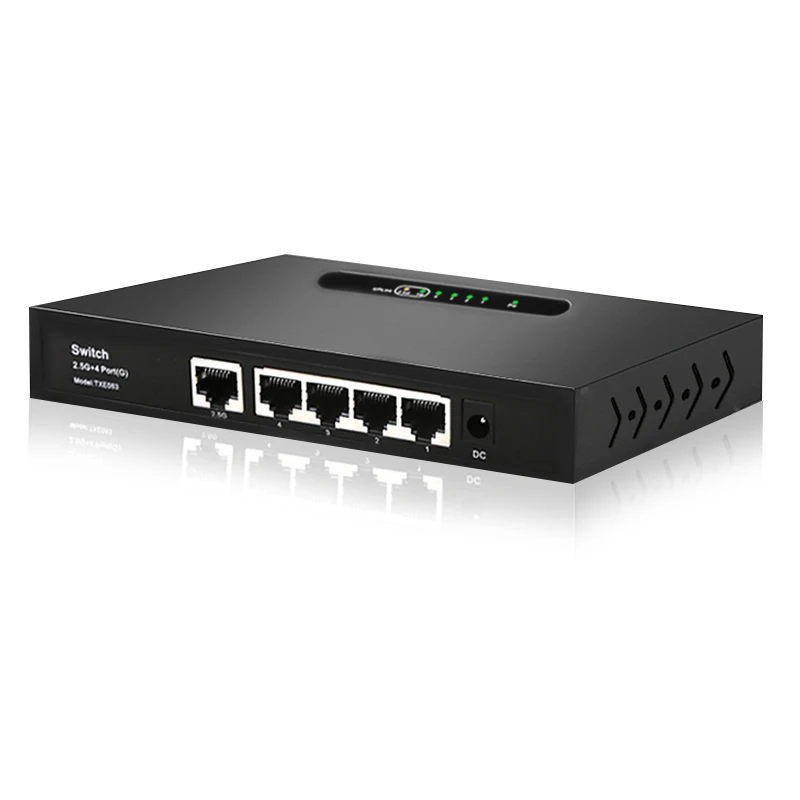 Switch Gigabit TEROW Link TE083 2.5G Gigabit 4-Port 1000M Fast Ethernet Transmission For Video Camera Wireless Wifi Router
Switch Gigabit TEROW Link TE083 2.5G Gigabit 4-Port 1000M Fast Ethernet Transmission For Video Camera Wireless Wifi Router