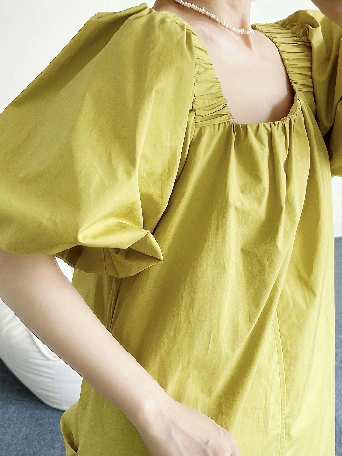 HuaJia Studio Comfortable Loose High Waist Bubble Sve Long Dr Summer New Arrival Yellow Square Collar ort Sve Dr
HuaJia Studio Comfortable Loose High Waist Bubble Sve Long Dr Summer New Arrival Yellow Square Collar ort Sve Dr